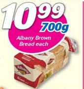 Albany Brown Bread-700g Each