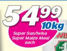 Super Sun/Iwisa Super Maize Meal-10kg Each