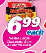 Nestle Large Chocolate Bars-Each