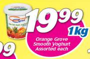 Orange Grove Smooth Yoghurt-1kg Each