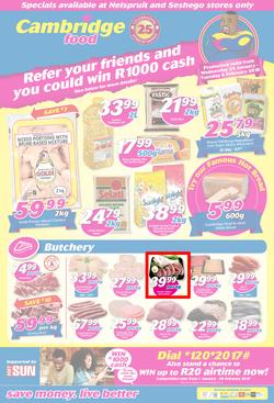 Cambridge Food Nelspruit & Seshego (24 Jan - 6 Feb 2018), page 1