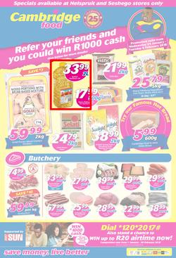Cambridge Food Nelspruit & Seshego (24 Jan - 6 Feb 2018), page 1