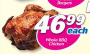 Whole BBQ Chicken-Each