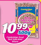 Cambridge Food Red Speckled Beans-500g