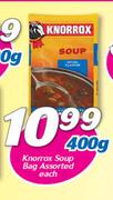 Knorrox Soup Bag Assorted-400g