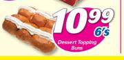 Dessert topping Buns-6's