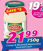 Crosse & Blackwell Mayonnaise Assorted-750g