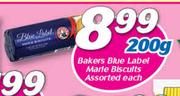 Bakers Blue Label Marie Biscuits Assorted-200g Each