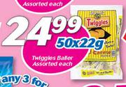 Twiggles Baller Assorted-50 x 22g Each