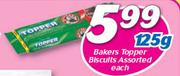 Bakers Topper Biscuits Assorted-125g Each