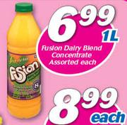 Fusion Dairy Blend Concentrate Assorted-1Ltr 