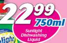 Sunlight Dishwashing Liquid-750ml