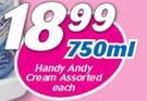 Handy Andy Cream Assorted-750ml