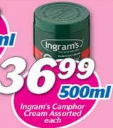 Ingram's Camphor Cream Assorted-500ml 