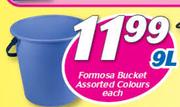 Formosa 9Ltr Bucket In Assorted Colours