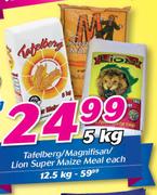 Tafelberg/Magnifisan/Lion Super Maize Meal-5kg Each