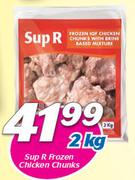 Sup R Frozen Chicken Chunks-2kg