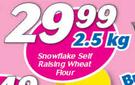 Snowflake Self Raising Wheat Flour-2.5kg