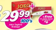 Joko Tagless Teabags 100’s