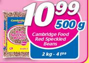 Cambridge Food Red Speckled Beans-2kg