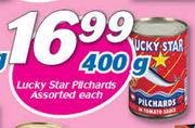 Lucky Star Pilchards-400g Each