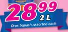 Oros Squash-2Ltr Each