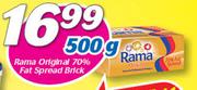 Rama Original 70% Fat Spread Brick-500g