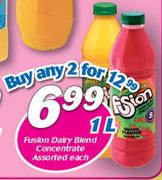 Fusion Dairy Blend Concentrate-2x1Ltr