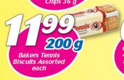 Bakers Tennis Biscuits-200g Each