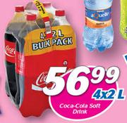Coca-Cola Soft Drink-4x2Ltr