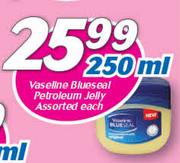 Vaseline Blueseal Petroleum Jelly Assorted-250ml Each