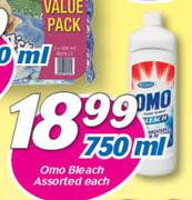 Omo Bleach Assorted-750ml Each