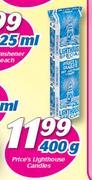 Price's Lighthouse Candles-400g