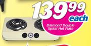 Diamond Double Spiral Hot Plate-Each