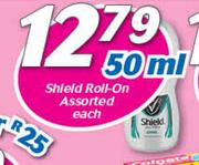 Shield Roll-On Assorted-50ml Each