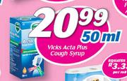 Vicks Acta Plus Cough Syrup-50ml
