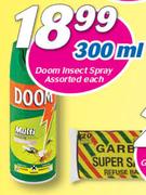 Doom Insect Spray Assorted-300ml Each