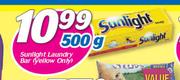 Sunlight Laundry Bar (Yellow Only)-500g