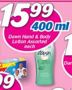 Dawn Hand & Body Lotion Assorted-400ml