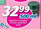 Ingram's Camphor Cream Assorted-500ml Each