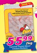 Supreme Frozen Mixed Chicken Portions-2Kg