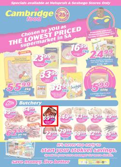 Cambridge Food : Nelspuit and Seshego (8 Nov - 21 Nov 2017), page 1