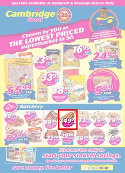 Cambridge Food : Nelspuit and Seshego (8 Nov - 21 Nov 2017), page 1