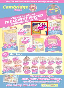 Cambridge Food : Nelspuit and Seshego (8 Nov - 21 Nov 2017), page 1