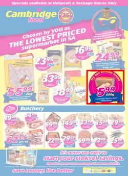 Cambridge Food : Nelspuit and Seshego (8 Nov - 21 Nov 2017), page 1