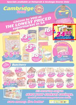 Cambridge Food : Nelspuit and Seshego (8 Nov - 21 Nov 2017), page 1