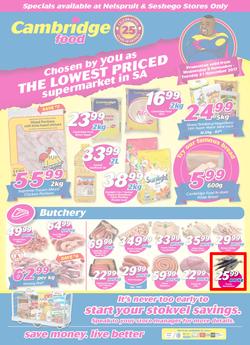 Cambridge Food : Nelspuit and Seshego (8 Nov - 21 Nov 2017), page 1