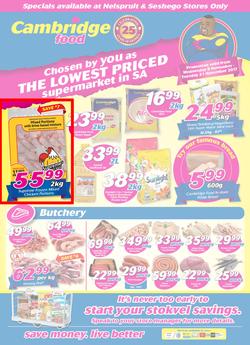 Cambridge Food : Nelspuit and Seshego (8 Nov - 21 Nov 2017), page 1