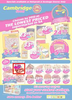 Cambridge Food : Nelspuit and Seshego (8 Nov - 21 Nov 2017), page 1