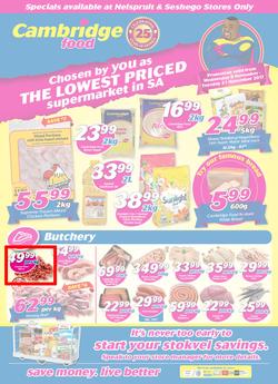 Cambridge Food : Nelspuit and Seshego (8 Nov - 21 Nov 2017), page 1